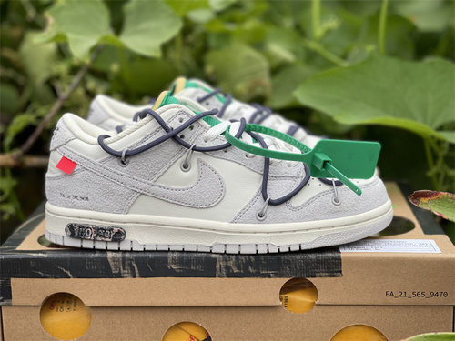 Pure original version_ OFF-White X Futura X Nike Dunk Low Alliance_ Number DM_ 0950 115. Full code shipment 36--46-6680cae0